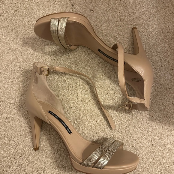 Beige Strappy Heels - French Connection - Picture 3 of 8